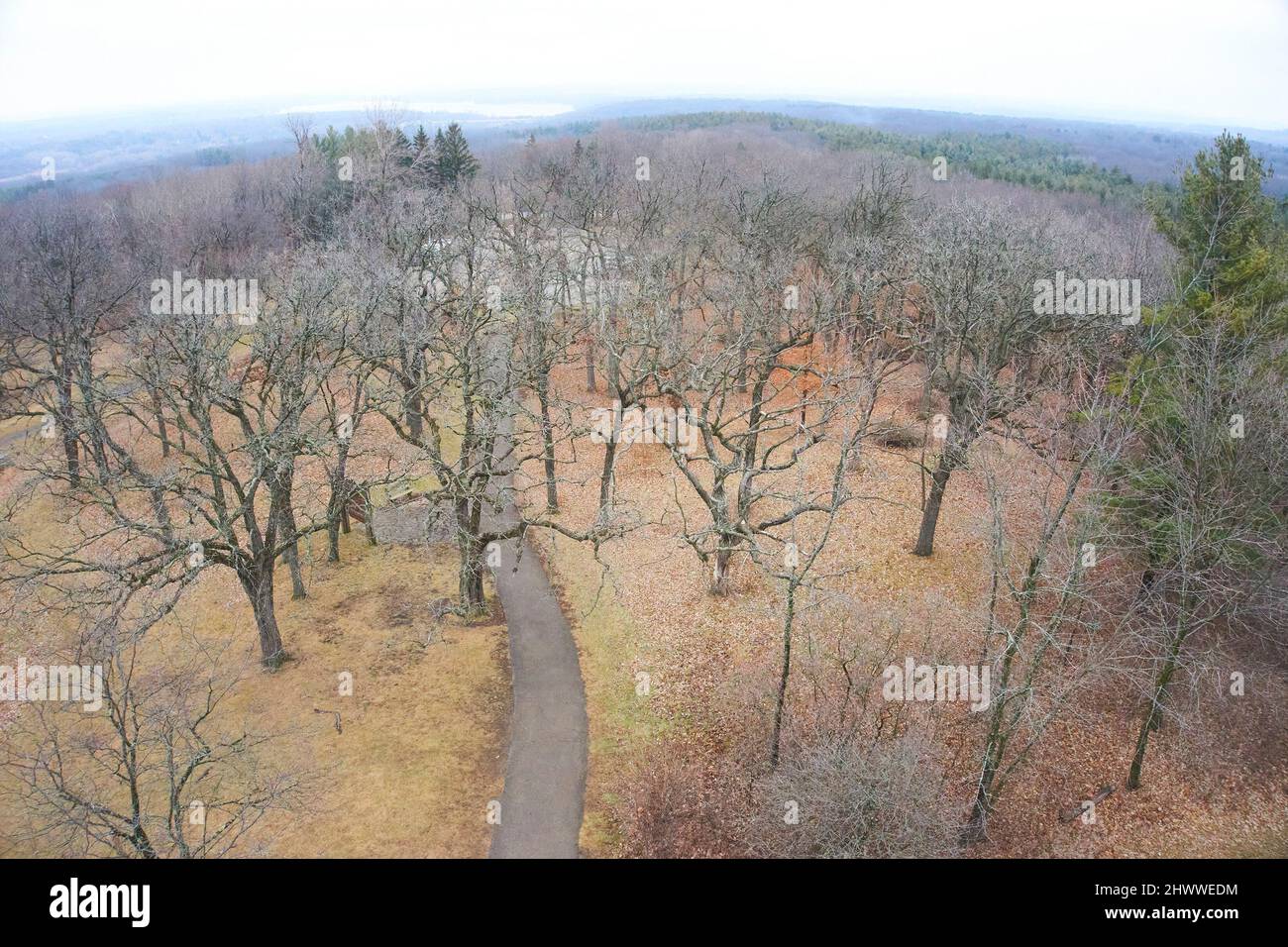 Kettle Moraine State Park, Lapham Peak Unit, Delafield, Wisconsin Stock
