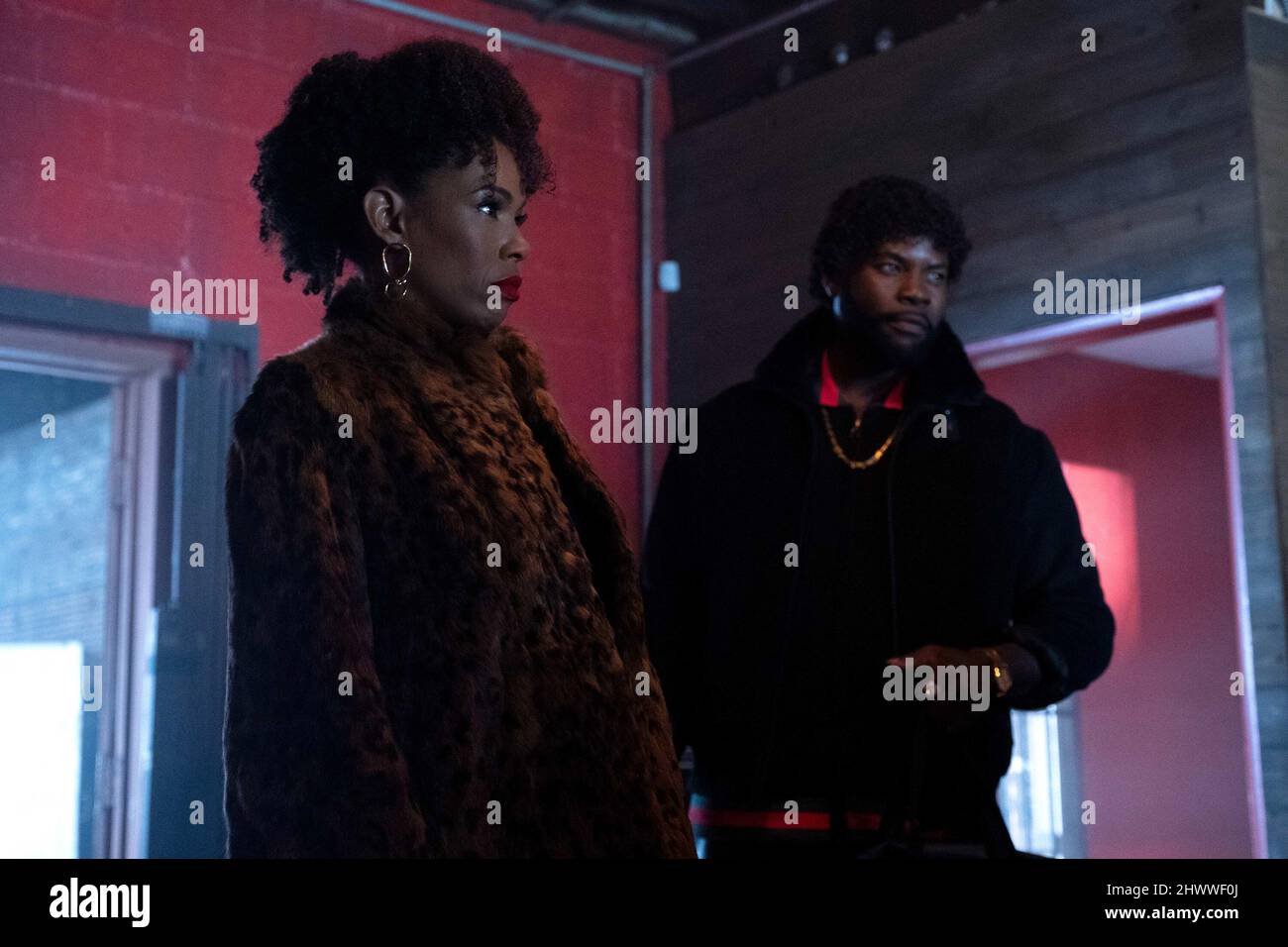 SNOWFALL, from left Angela Lewis, Amin Joseph, Commitment', (Season 5