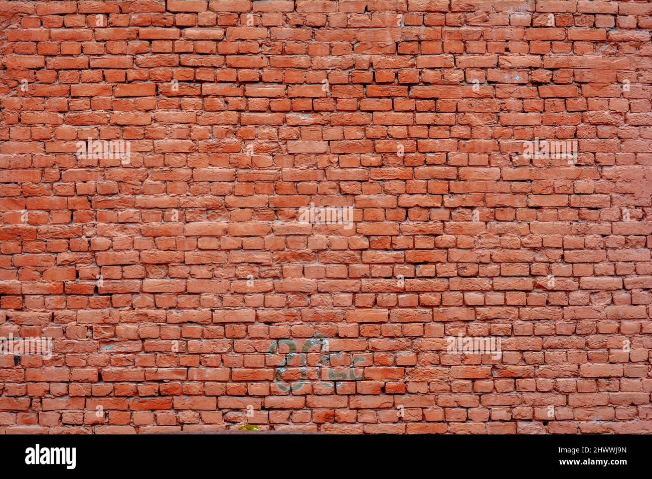 Red painted brick wall background. Urban surface texture Stock Photo Alamy