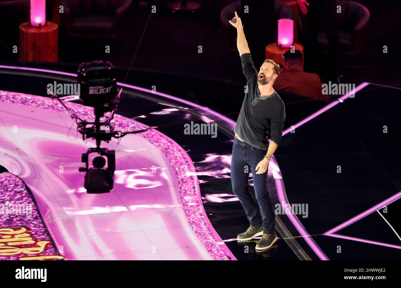 Walker Hayes performs on stage during the 57th Annual Academy of