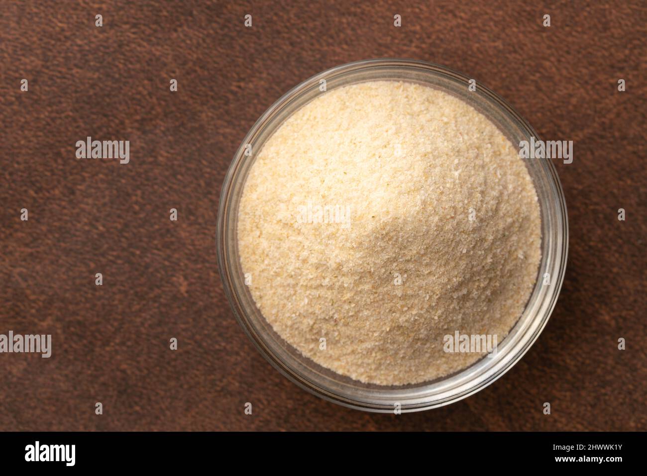 Onion Powder in a Bowl Stock Photo