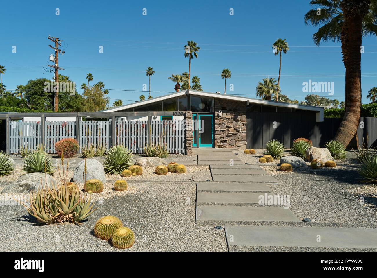 Palm Springs Mid Century Modern Stock Photo Alamy