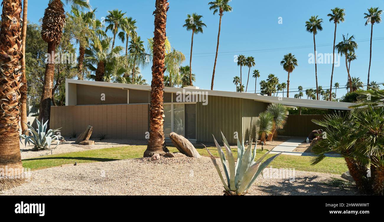 Palm Springs Mid Century Modern Stock Photo Alamy