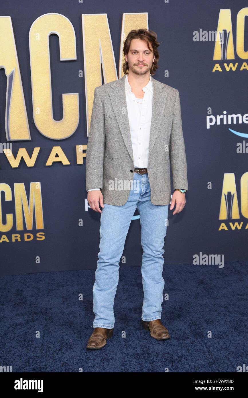 Las Vegas, United States. 07th Mar, 2022. Actor Luke Grimes arrives for