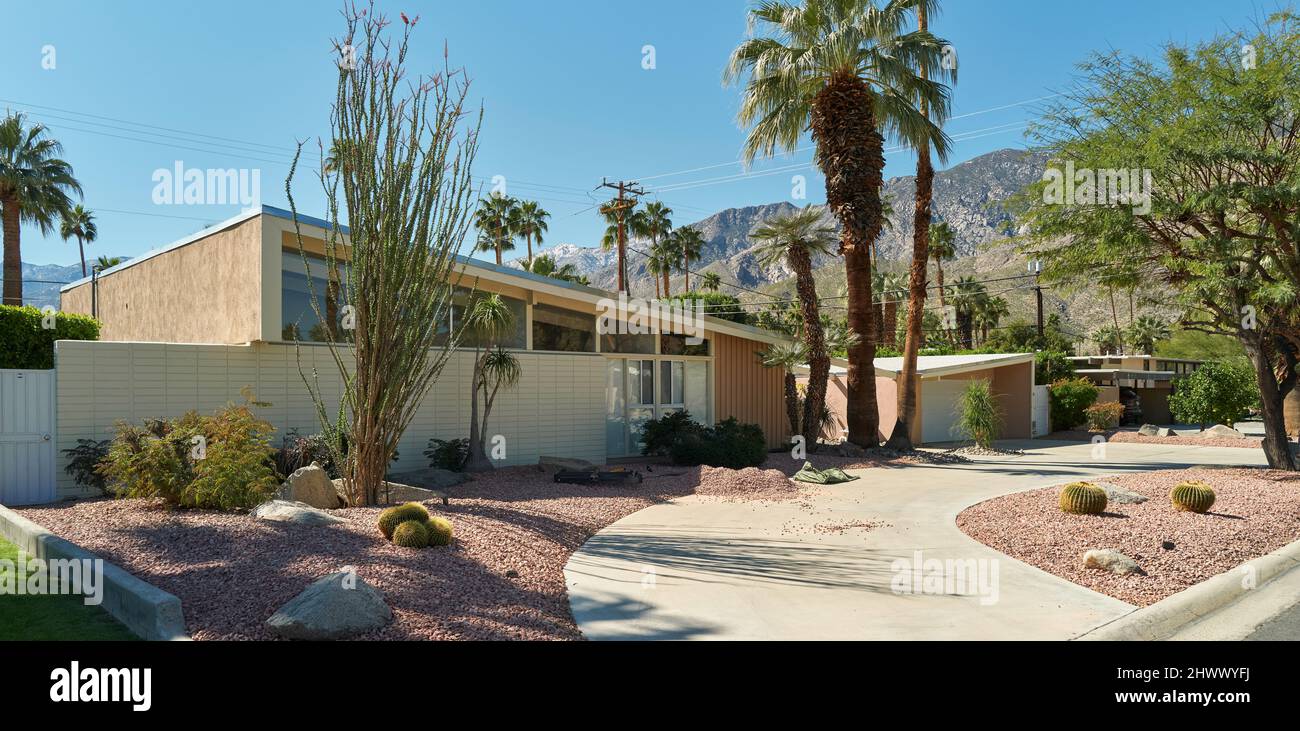 Palm Springs Mid Century Modern Stock Photo - Alamy