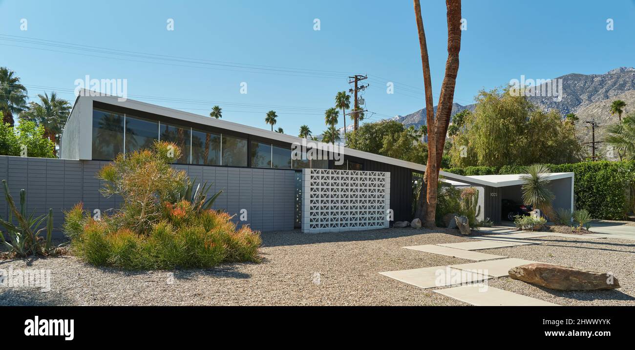 Palm Springs Mid Century Modern Stock Photo - Alamy