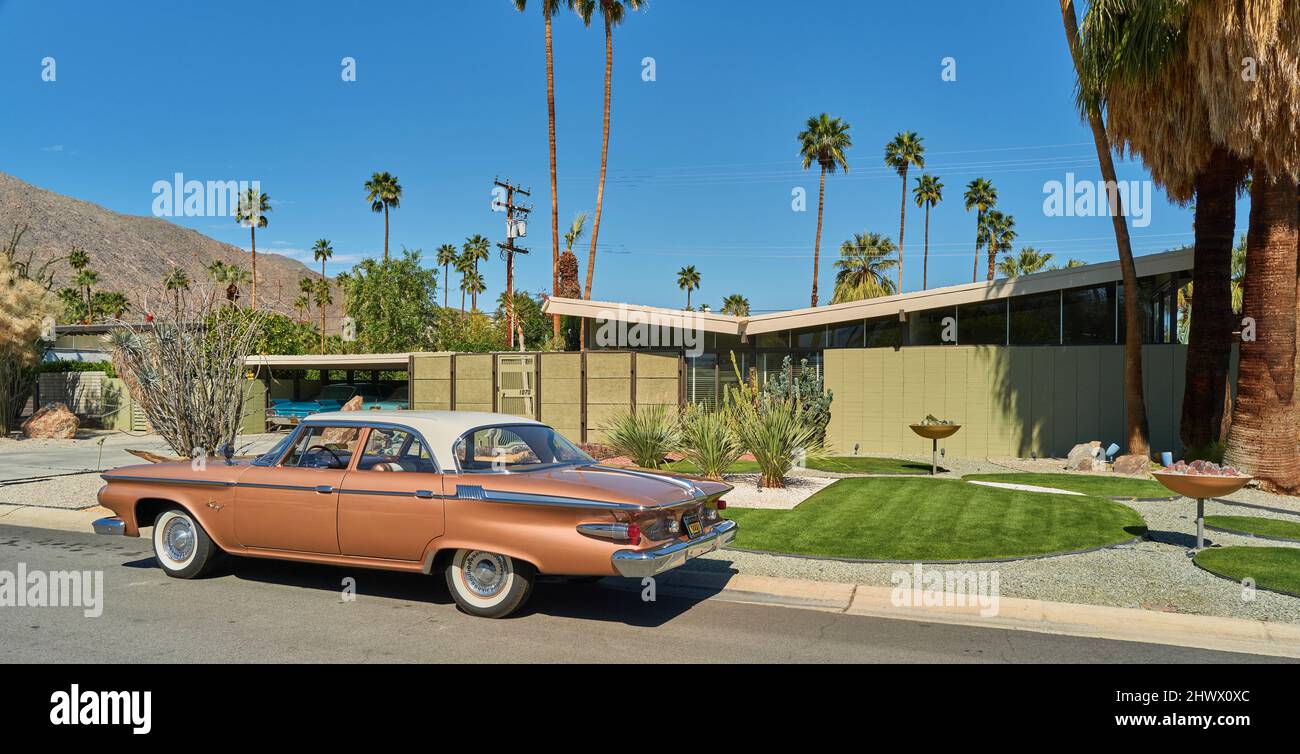 Palm Springs Mid Century Modern Stock Photo Alamy