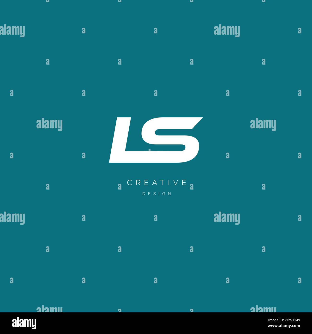 Alphabet letters Initials Monogram logo LS Stock Vector