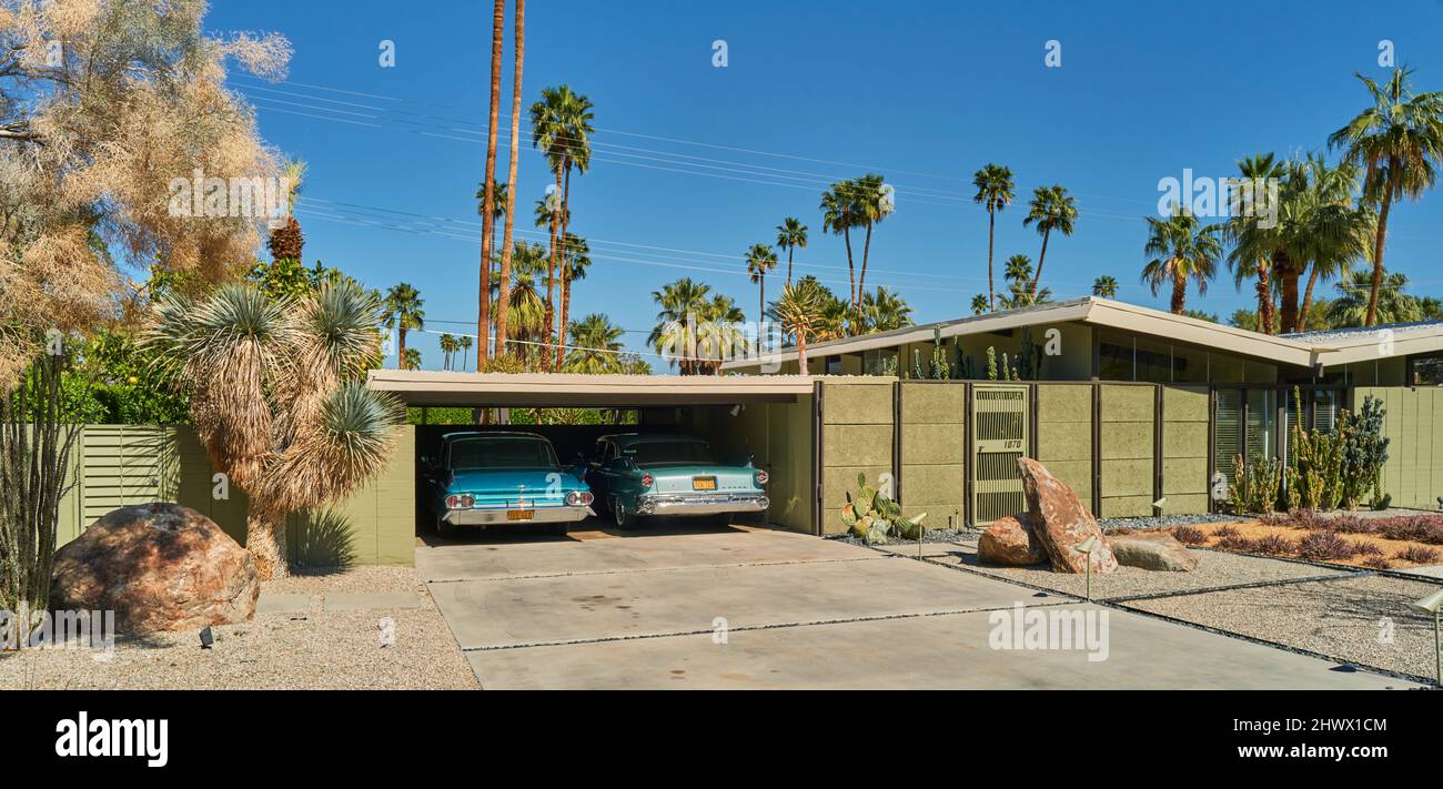 Palm Springs Mid Century Modern Stock Photo Alamy