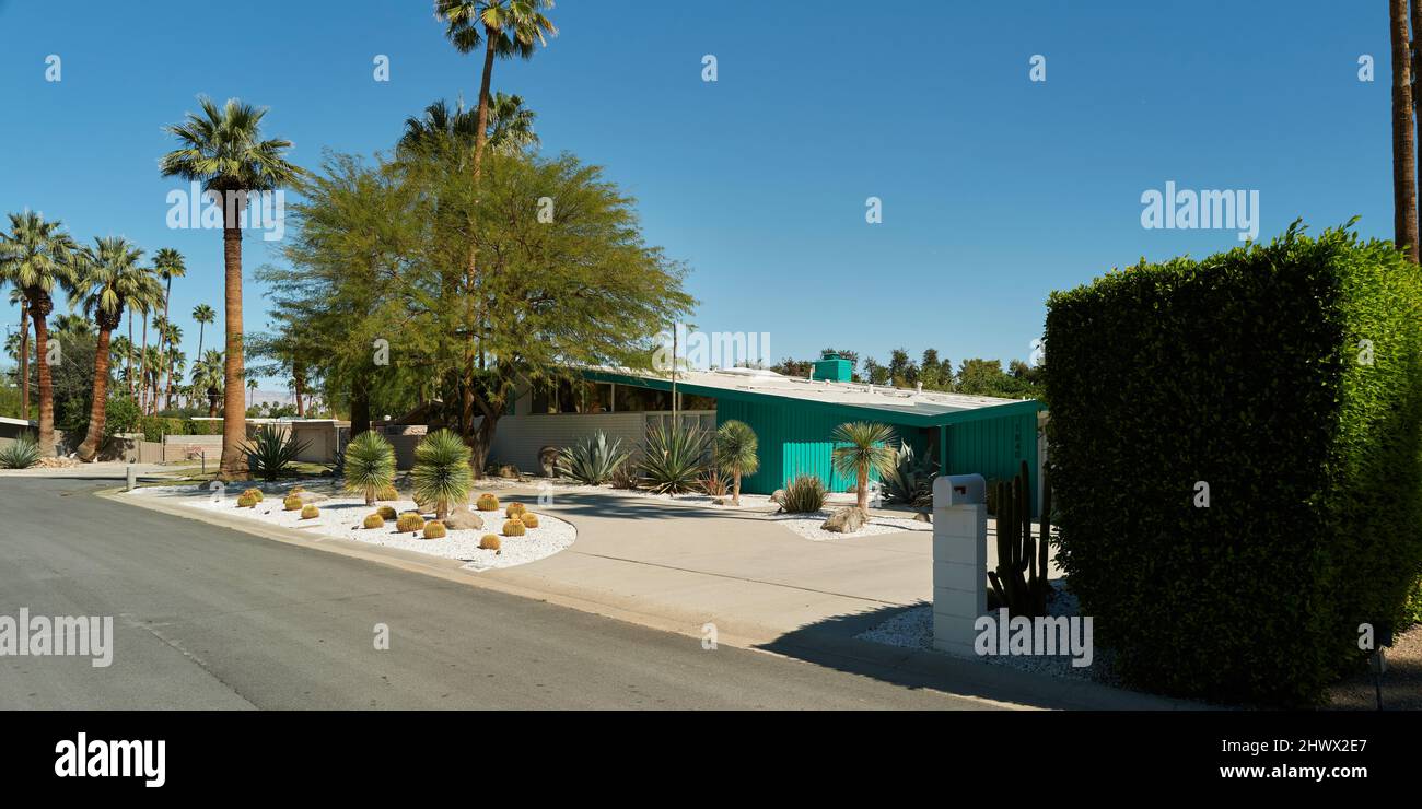 Palm Springs Mid Century Modern Stock Photo - Alamy