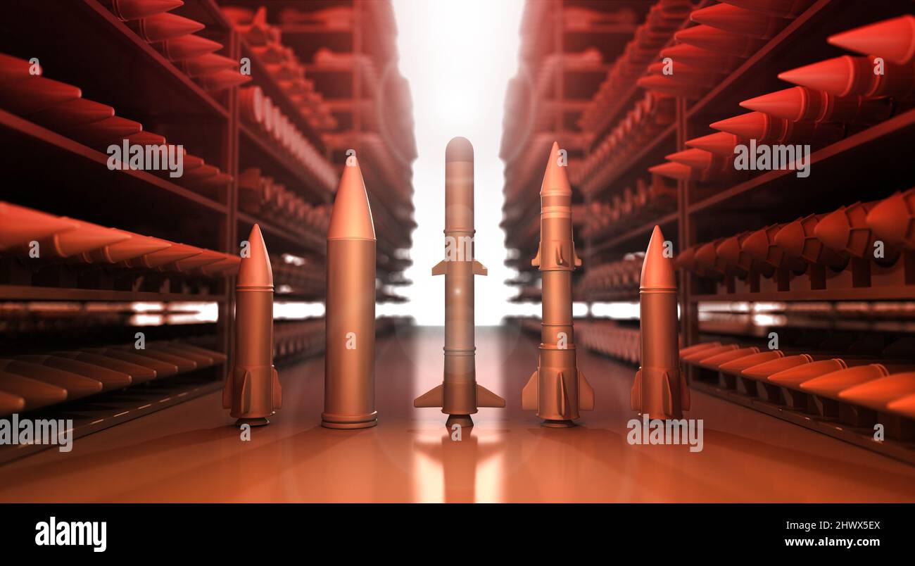 Weapon for War - 3D Rendering Stock Photo