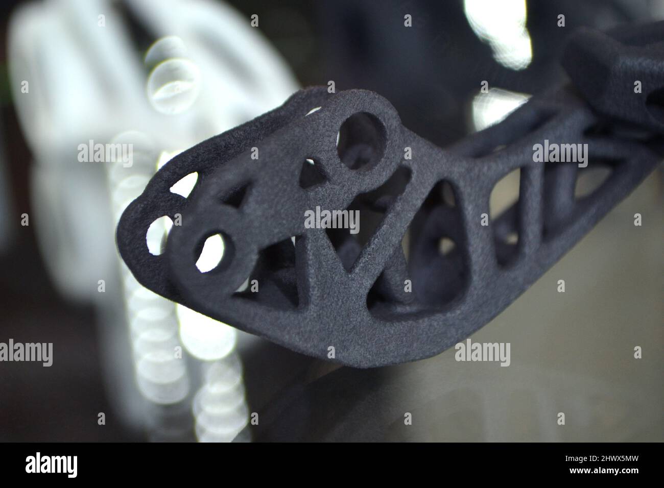 Person holding object printed on professional 3D printer Stock Photo ...
