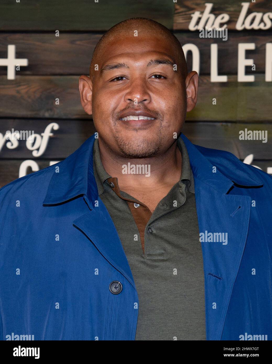 March 7, 2022, Westwood, California, USA: Omar Miller attends the Premiere Of Apple TV+'s â€œThe Last Days of Ptolemy Greyâ (Credit Image: © Billy Bennight/ZUMA Press Wire) Stock Photo