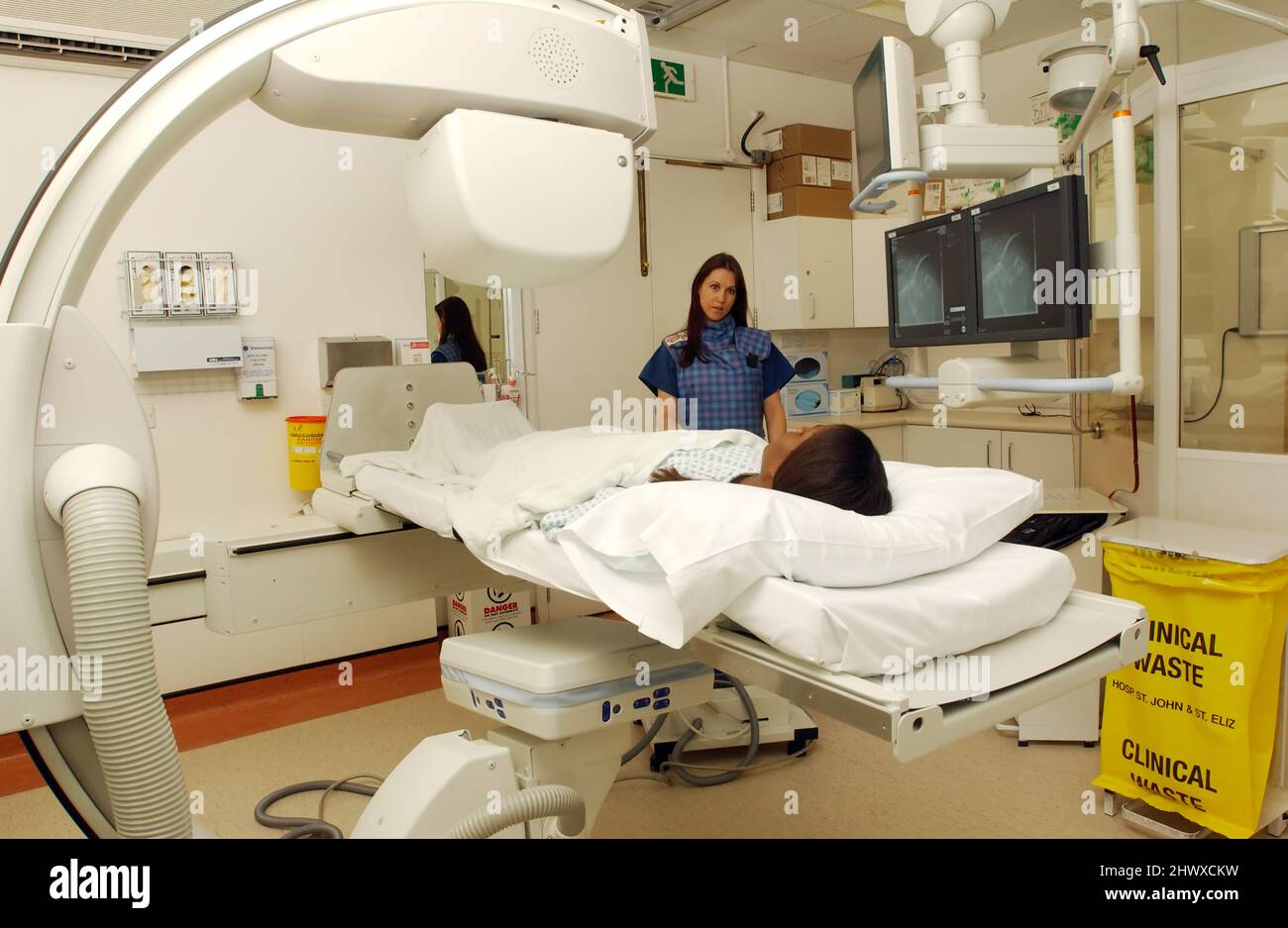 Barium meal, a procedure in which radiographs of the esophagus, stomach