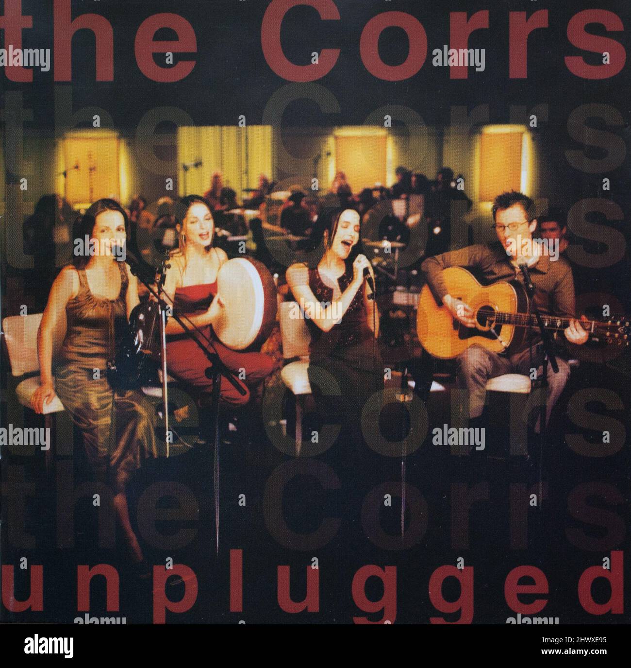 The CD album Cover to The Corrs - Unplugged Stock Photo