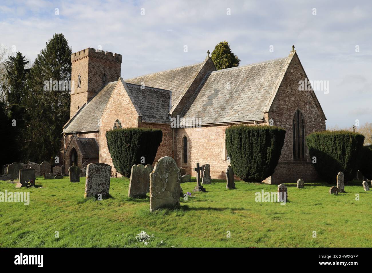 St Bartholomew's Church, Ashperton, Herefordshire Stock Photo Alamy