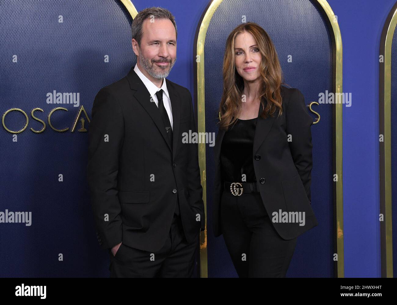 Los Angeles, USA, March 7, 2022. (LR) Denis Villeneuve and Mary Parent