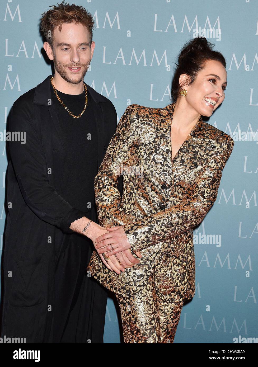 Swedish actress Noomi Rapace with her boyfriend Victor Thell at the