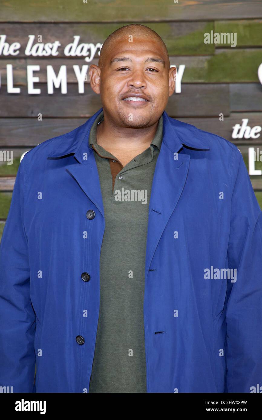 Los Angeles, Ca. 7th Mar, 2022. Omar Miller, at the Apple TV  premiere of The Last Days of Ptolemy Grey at The Bruin in Los Angeles, California on March 7, 2022. Credit: Faye Sadou/Media Punch/Alamy Live News Stock Photo