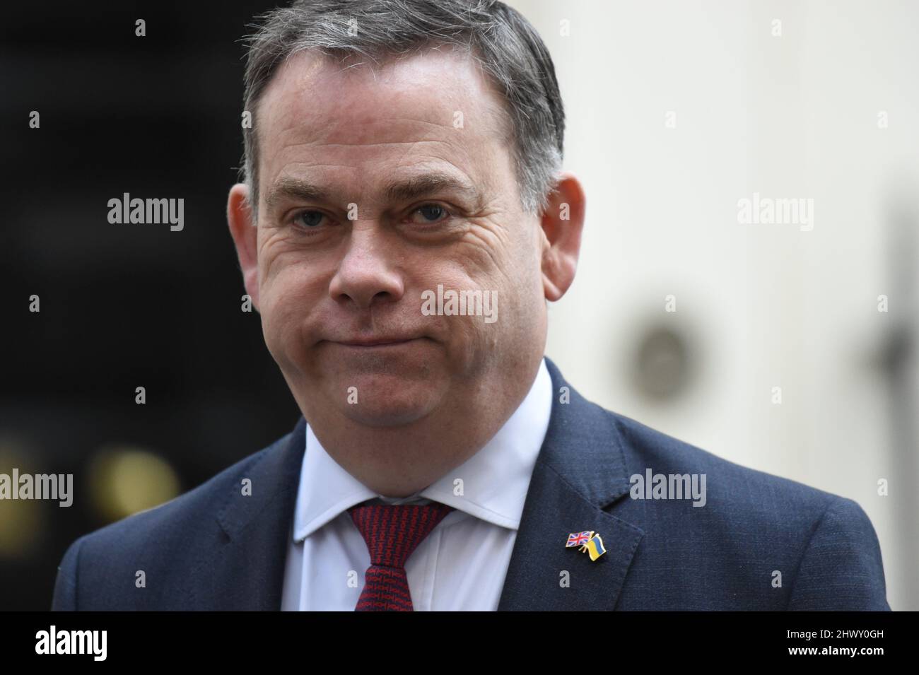 London, UK. 8th Mar, 2022. Nigel Adams Minister without portfolio in