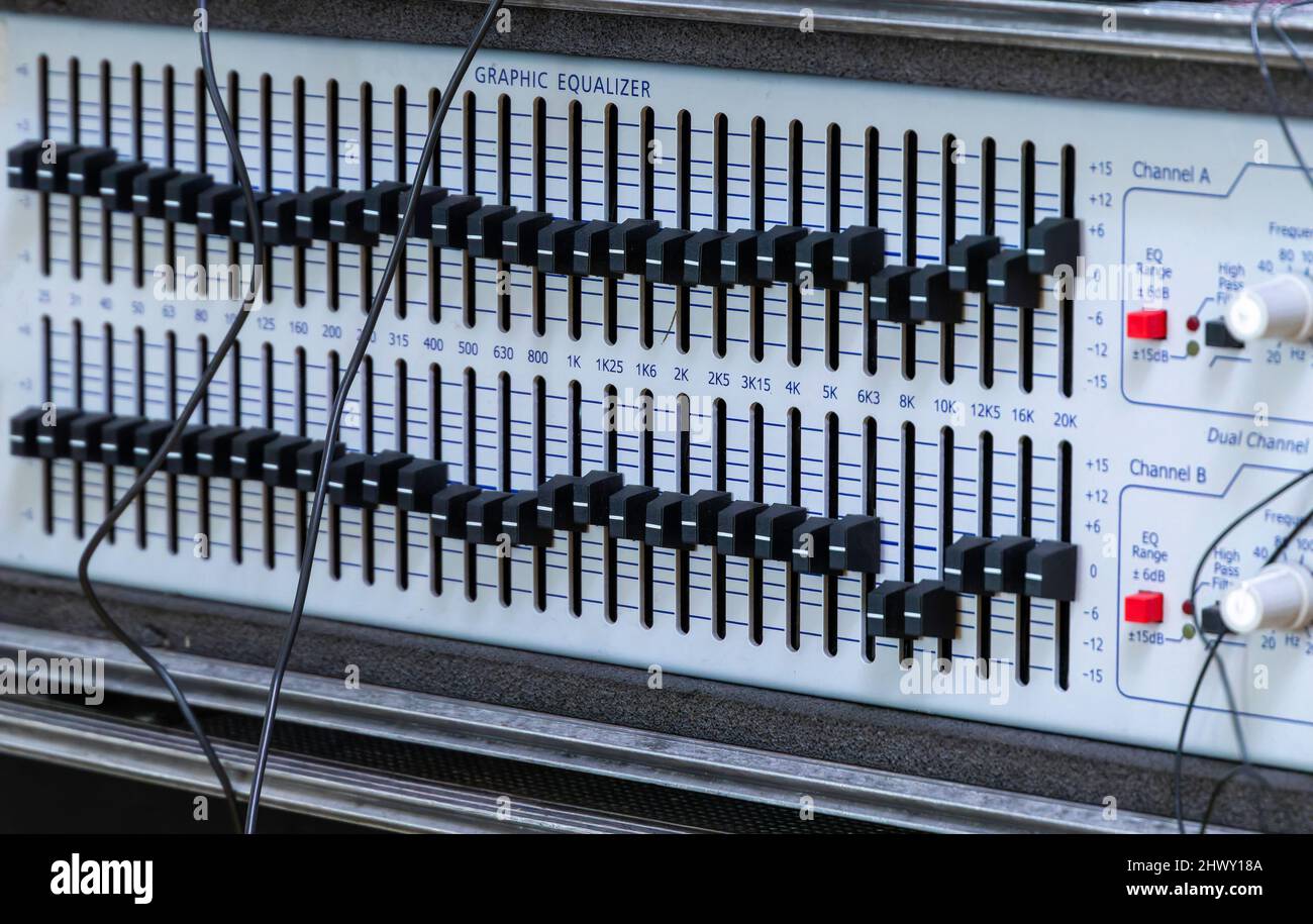 Equalizer control hires stock photography and images Alamy