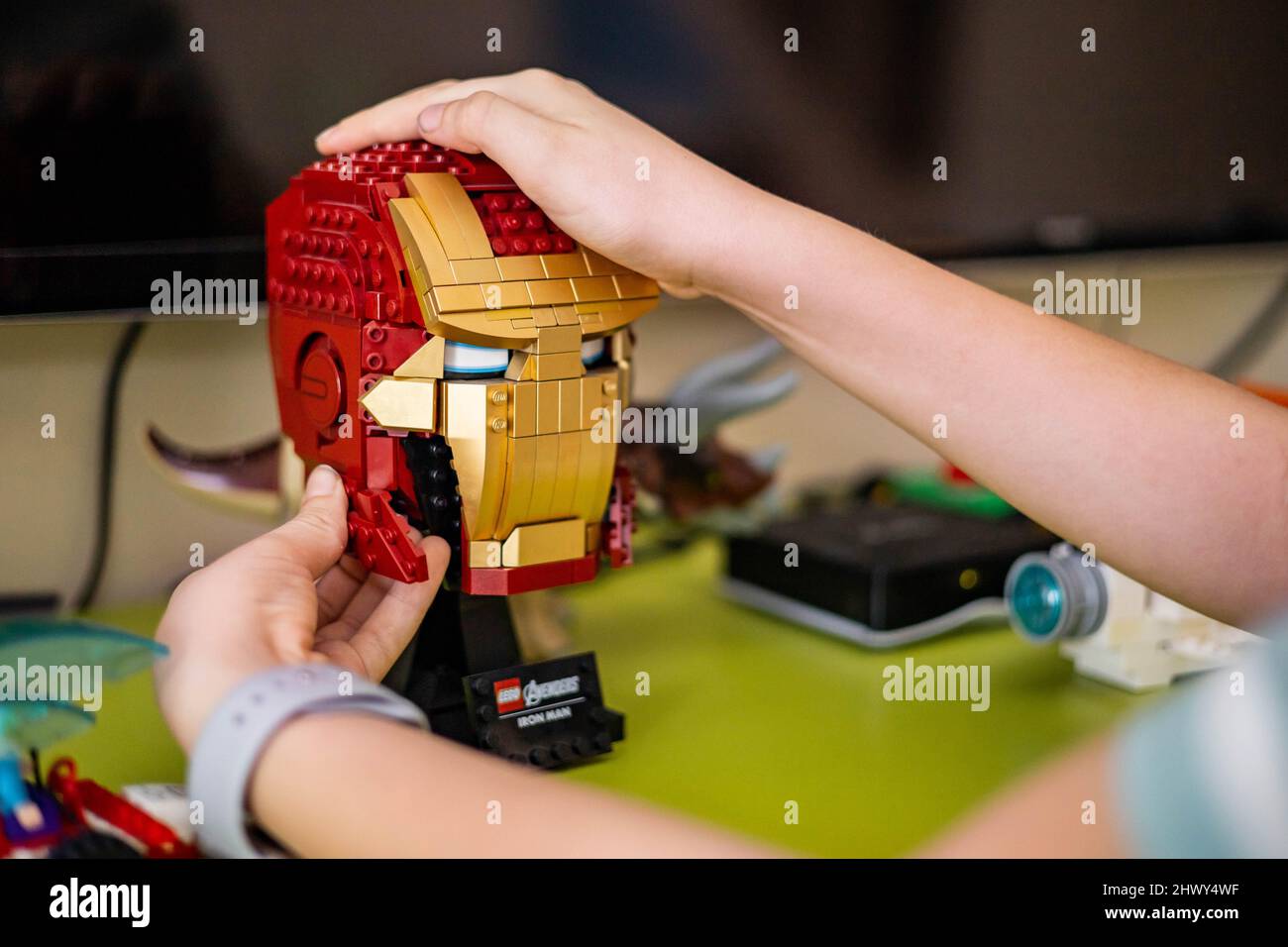 Lego Iron Man Stock Photo - Download Image Now - Lego, Marvel Studios,  Color Image - iStock