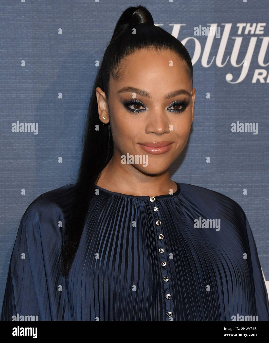 Los Angeles, USA. 07th Mar, 2022. Bianca Lawson arrives at The Hollywood  Reporter's Oscar Nominees Night held at Spago in Beverly Hills, CA on  Monday, ?March 7, 2022. (Photo By Sthanlee B.