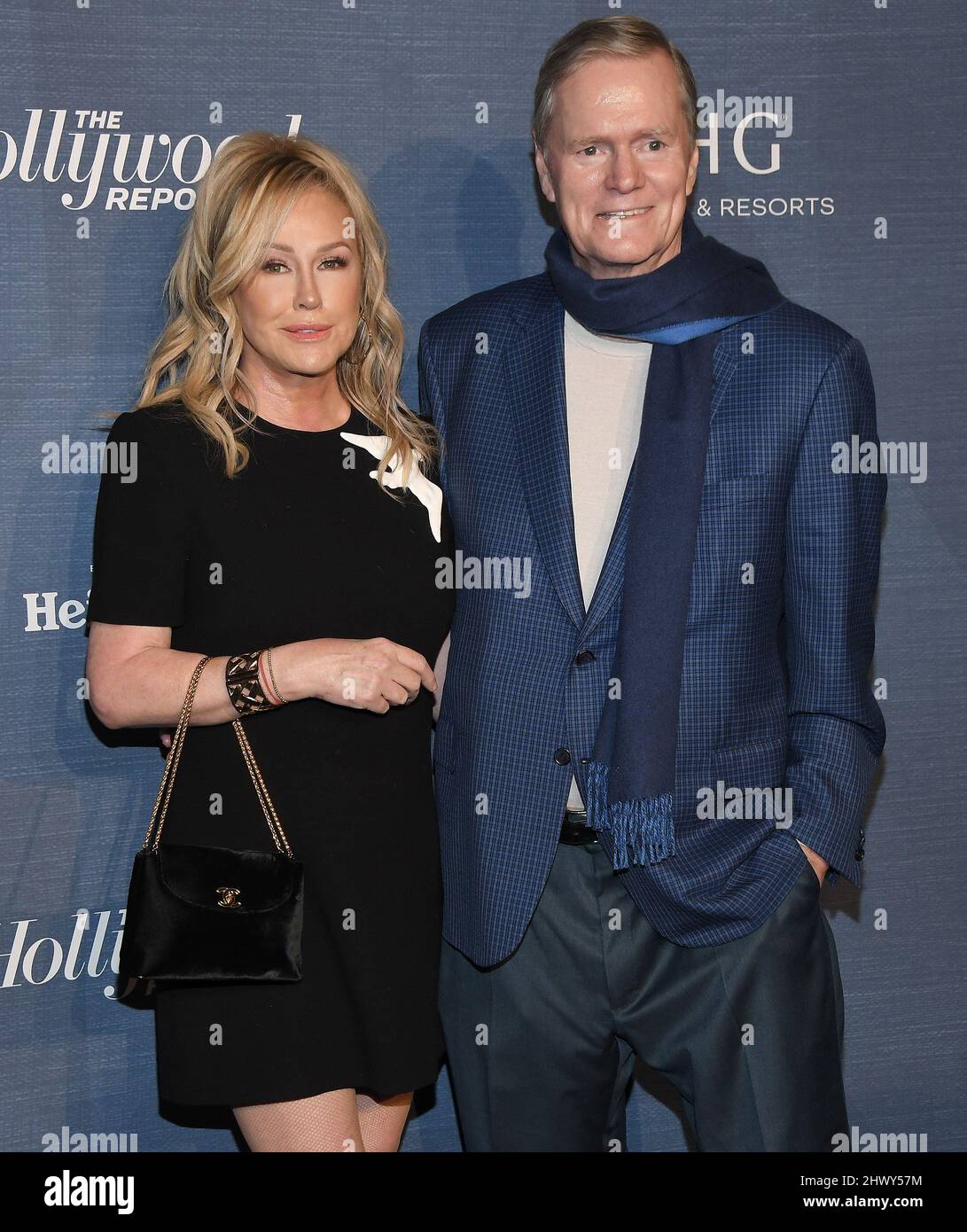 Los Angeles, USA. 07th Mar, 2022. (L-R) Kathy Hilton and Rick Hilton arrives at The Hollywood Reporter's Oscar Nominees Night held at Spago in Beverly Hills, CA on Monday, ?March 7, 2022. (Photo By Sthanlee B. Mirador/Sipa USA) Credit: Sipa USA/Alamy Live News Stock Photo