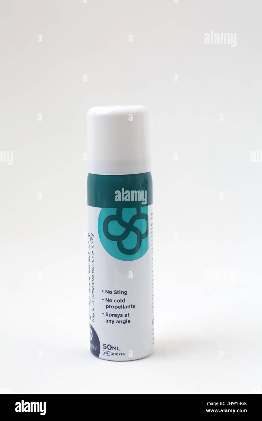 A Can of Peeleasy Medical Adhesive Spray helps to Remove Medical