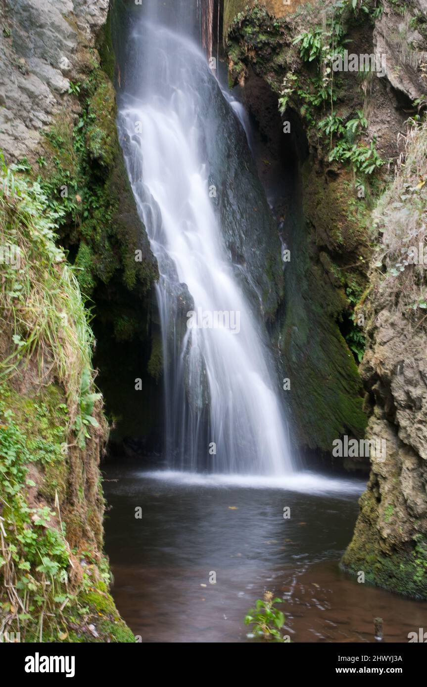 Dyserth Waterfall, North Wales, UK Stock Photo
