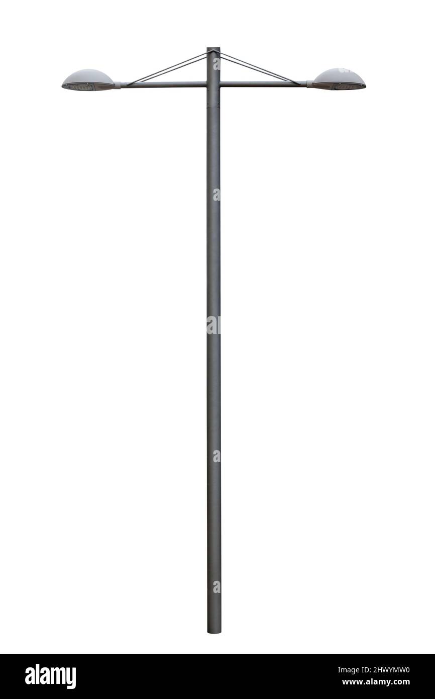 Street lamppost, isolated Stock Photo