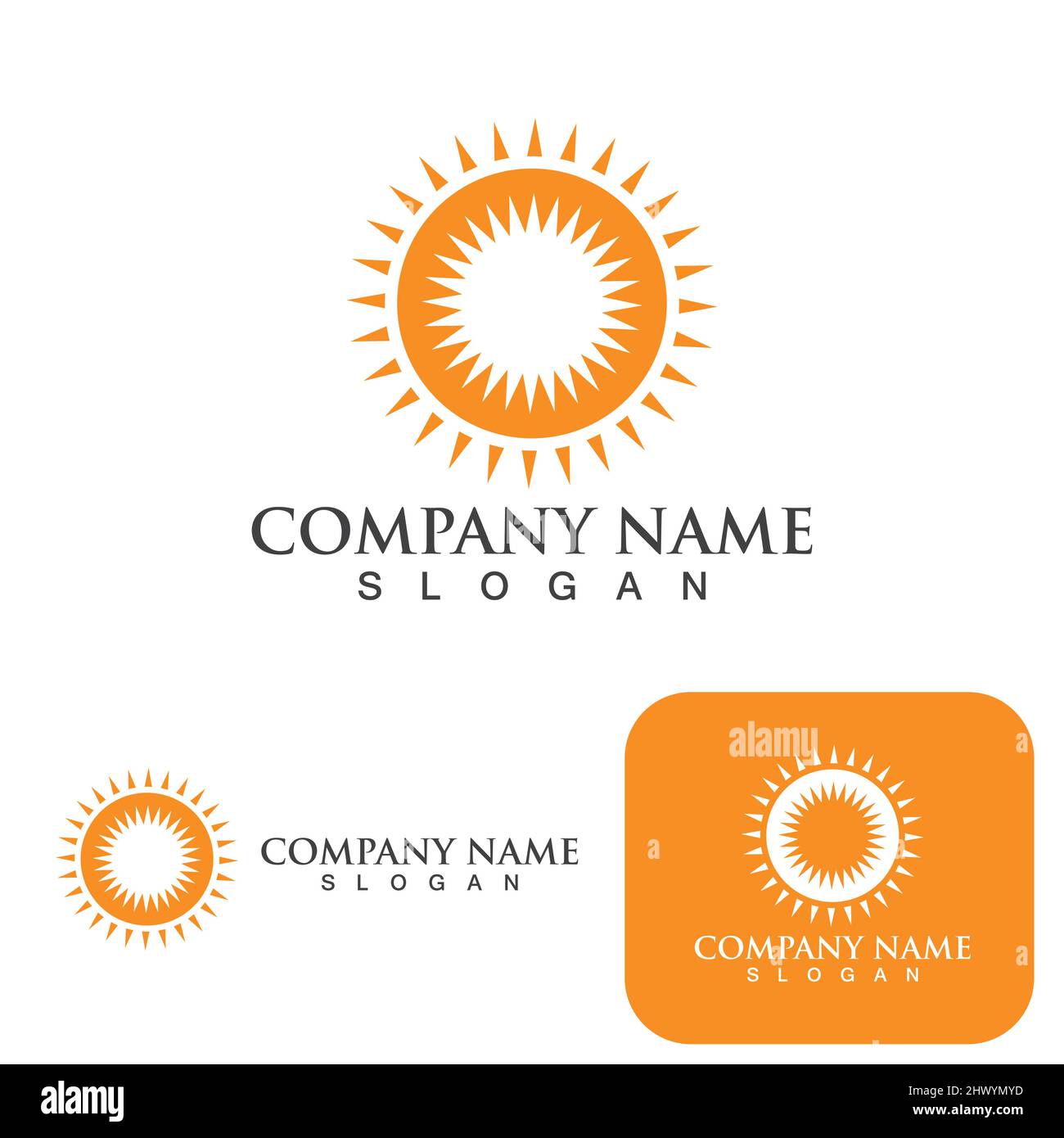 Sun Vector illustration Icon Logo Template design Stock Vector Image ...