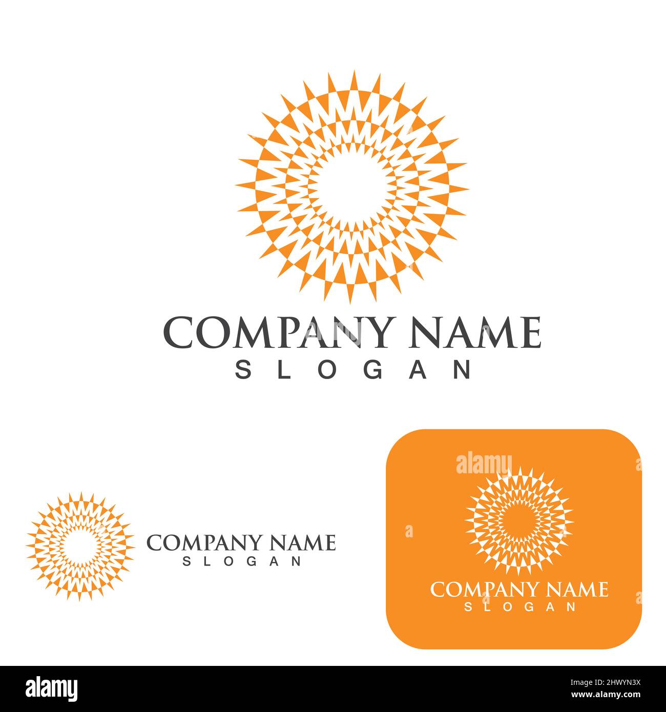 Sun Vector illustration Icon Logo Template design Stock Vector Image ...
