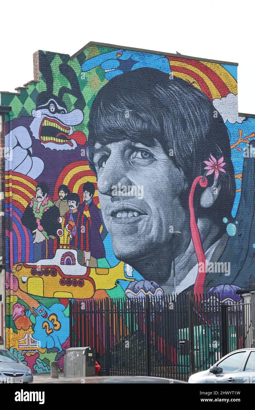 Ringo starr Artwork Stock Photo