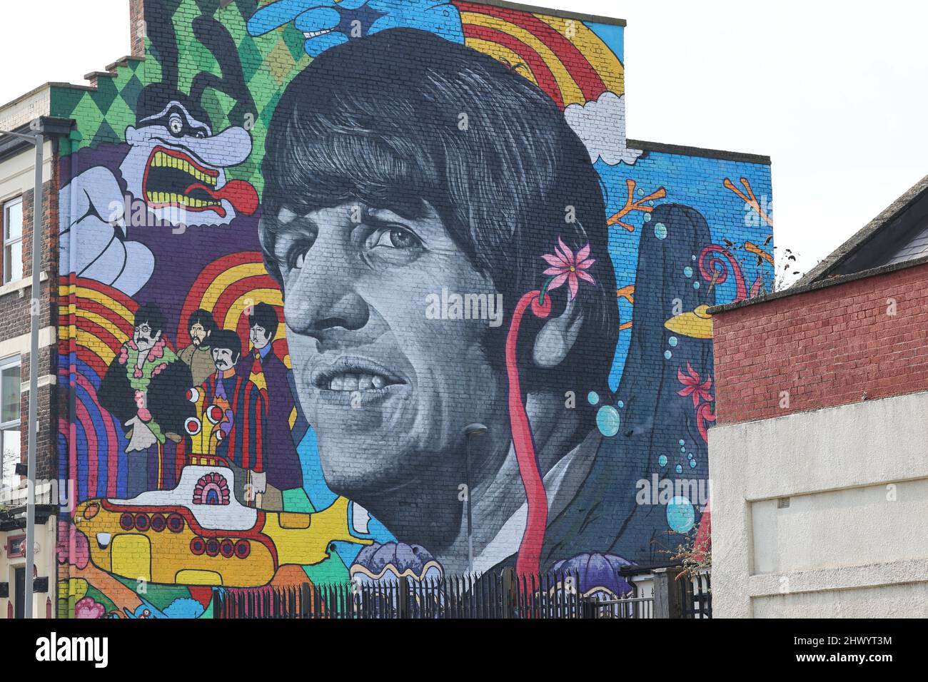 Ringo starr Artwork Stock Photo