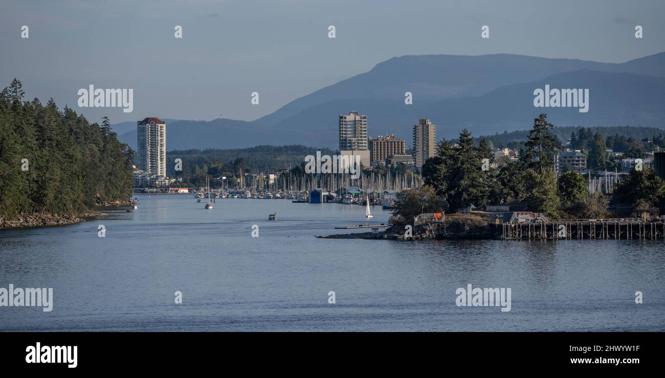 View from a BC Ferry from Nanaimo (Departure Bay) to Vancouver (Horseshoe Bay), Strait of