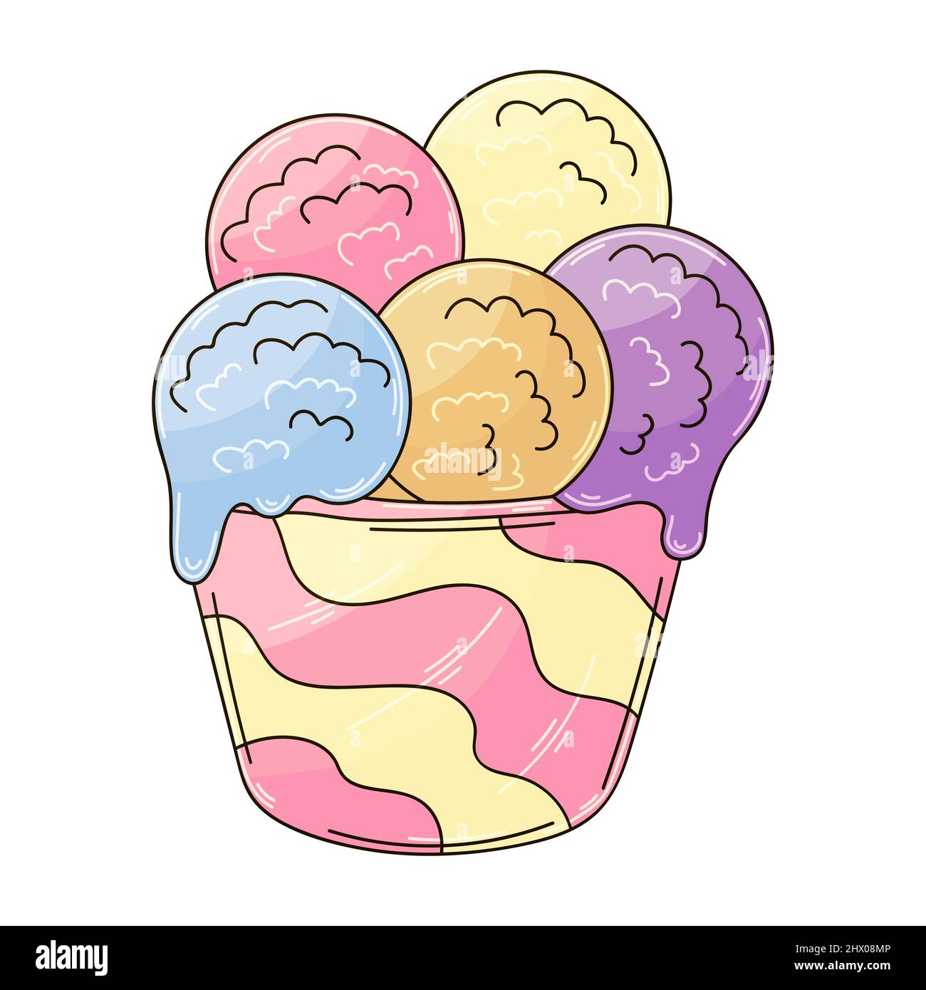 https://c8.alamy.com/comp/2HX08MP/sweet-dessert-graphic-element-for-your-design-illustration-in-hand-draw-style-ice-cream-bucket-icon-pin-sticker-sign-2HX08MP.jpg