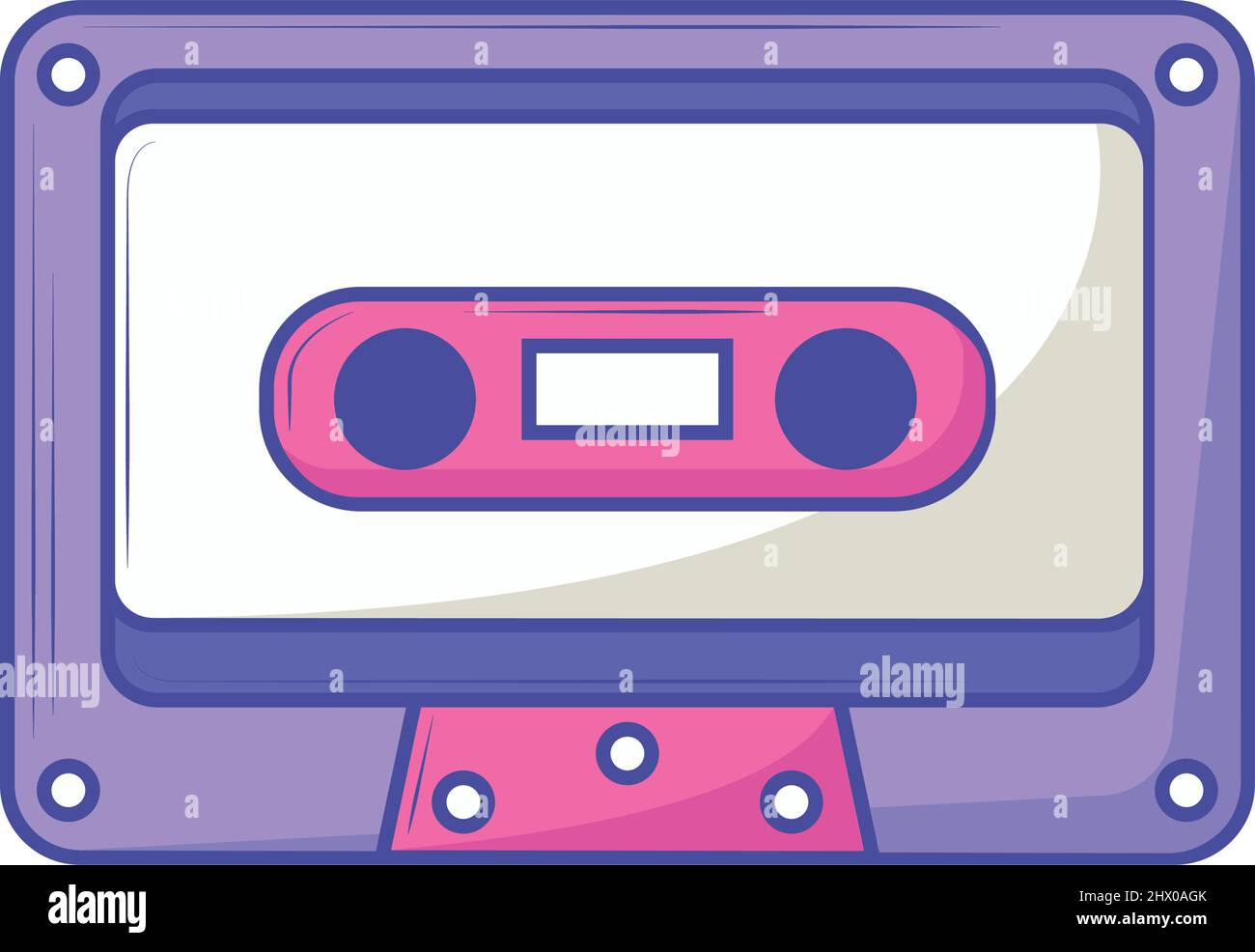 cassette retro tech Stock Vector Image & Art - Alamy
