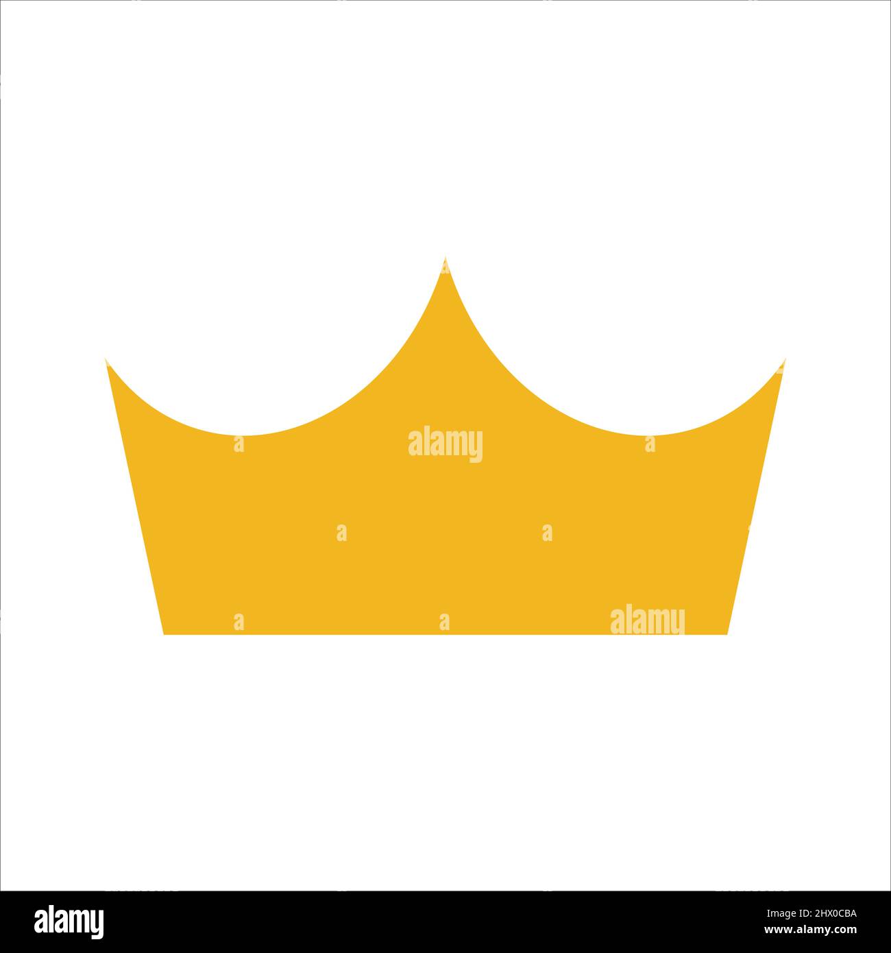 Crown icon in trendy flat style isolated on white background. Crown ...