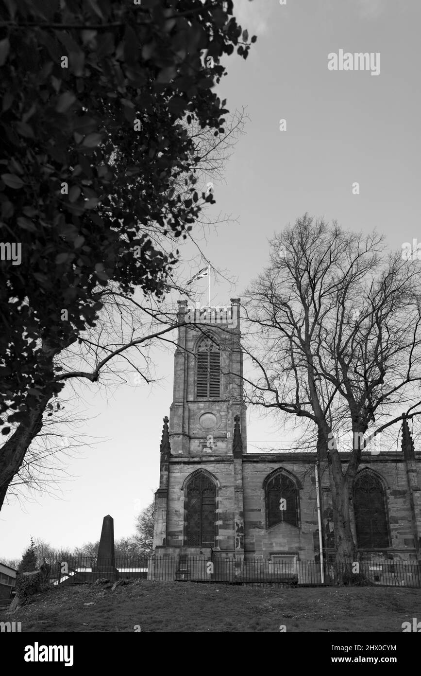 St Anglican Church in NewcastleunderLyme Staffordshire Stock