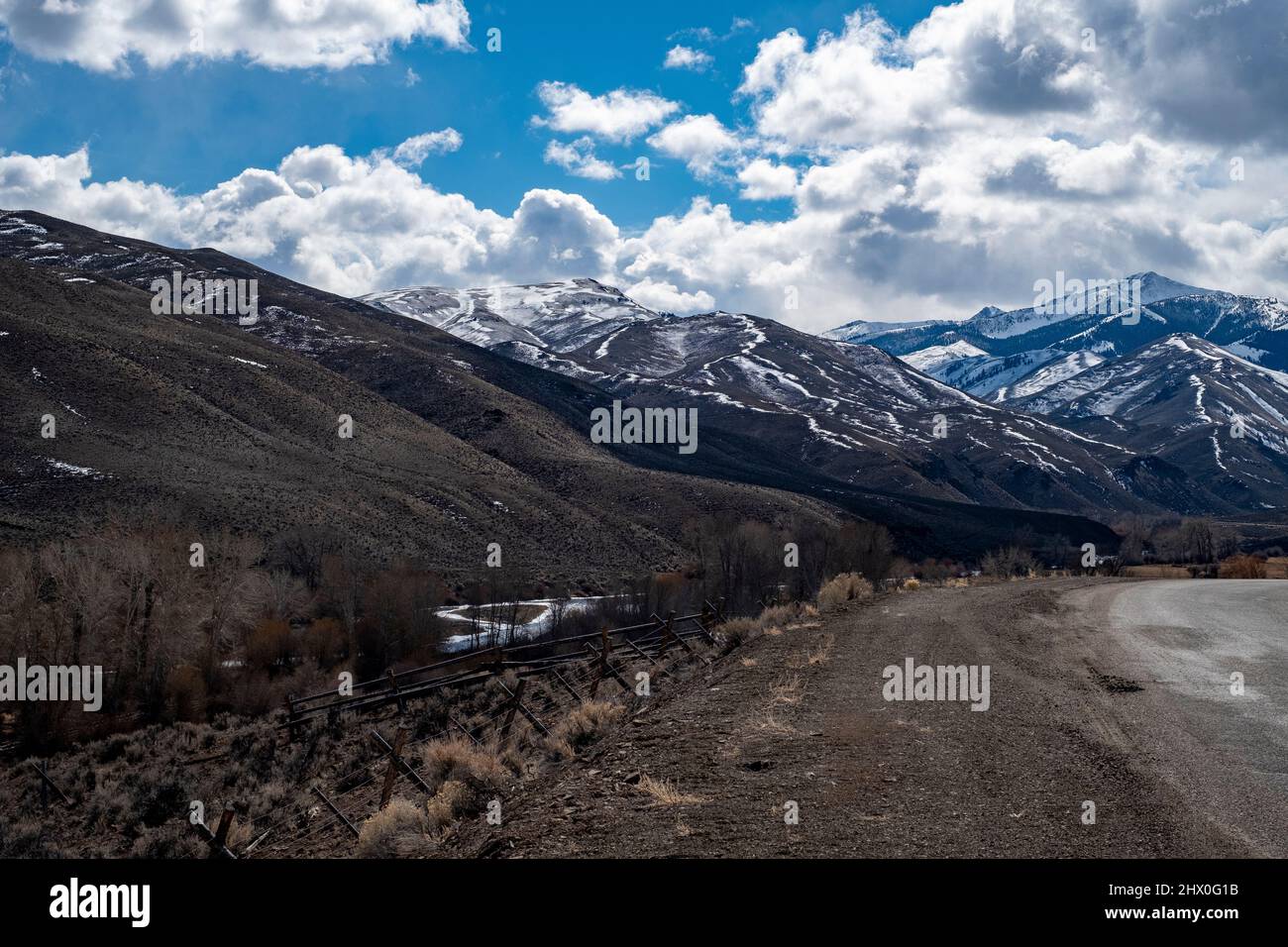 East Fork of the Salmon River area Stock Photo Alamy