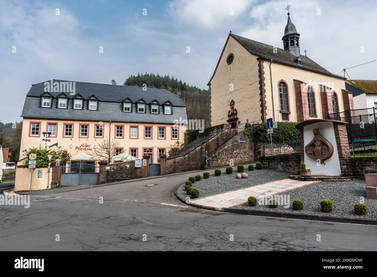 Auw An der Kyll, RhinelandPalatinate Germany 04 10 2019 Scenic