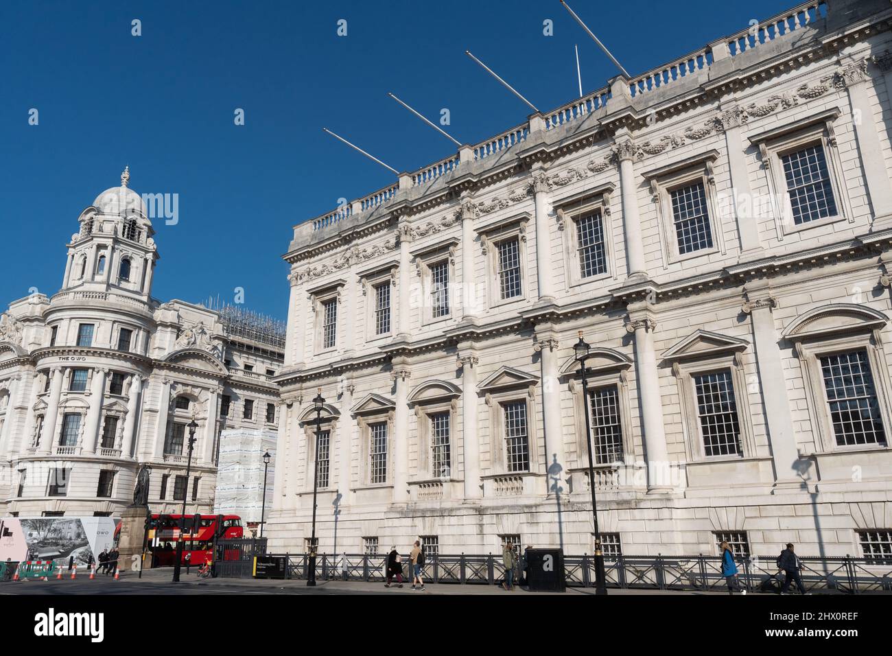 The Banqueting House, Palace of Whitehall, the residence of English monarchs from 1530 to 1698, Westminster, London, England Stock Photo