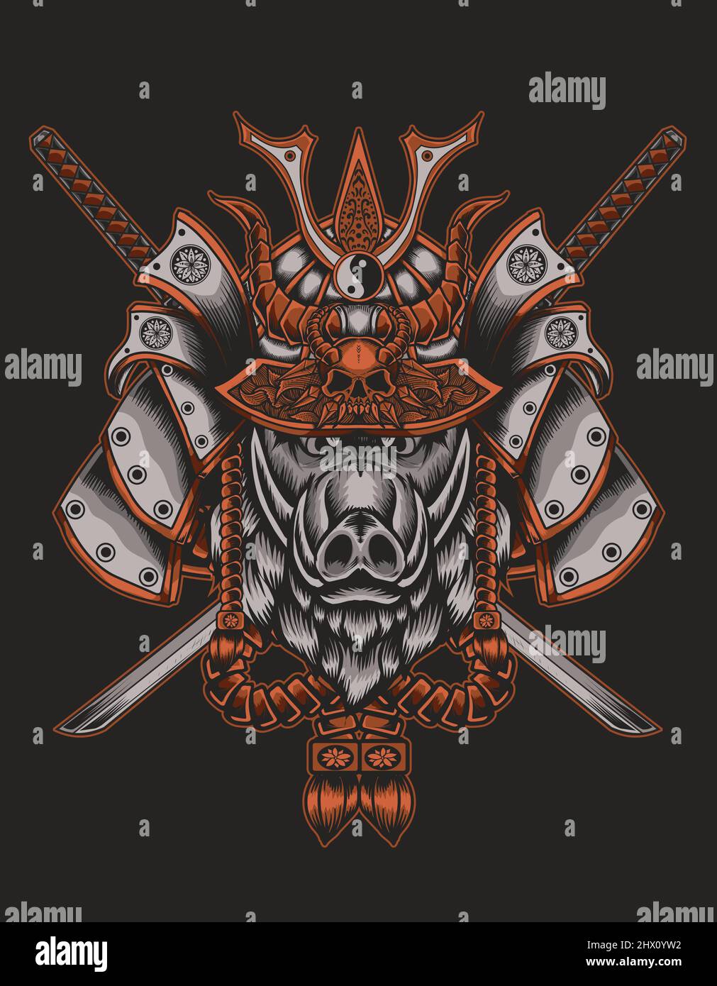 Japanese Wild Boar Tattoo