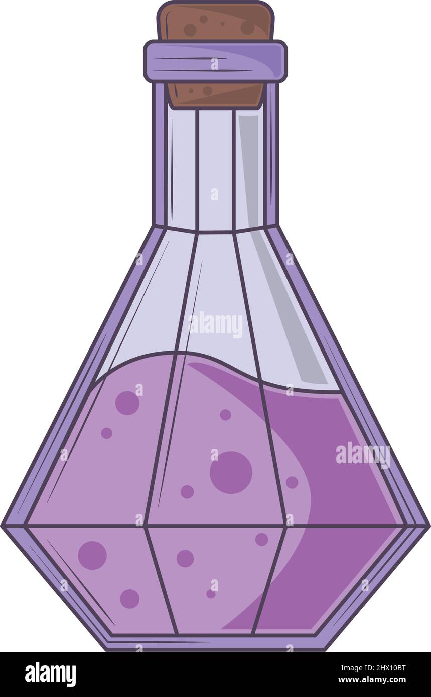 magical potion bottle Stock Vector Image & Art - Alamy