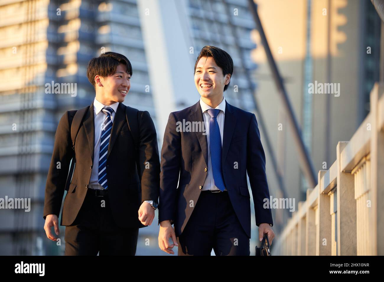 Japanese Businessmen Walking Stock Photo - Alamy