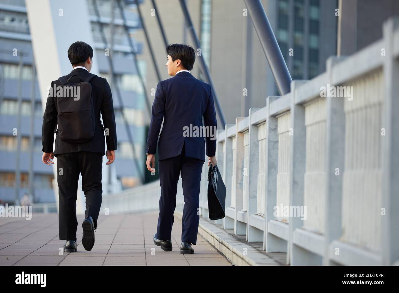 Japanese Businessmen Walking Stock Photo - Alamy