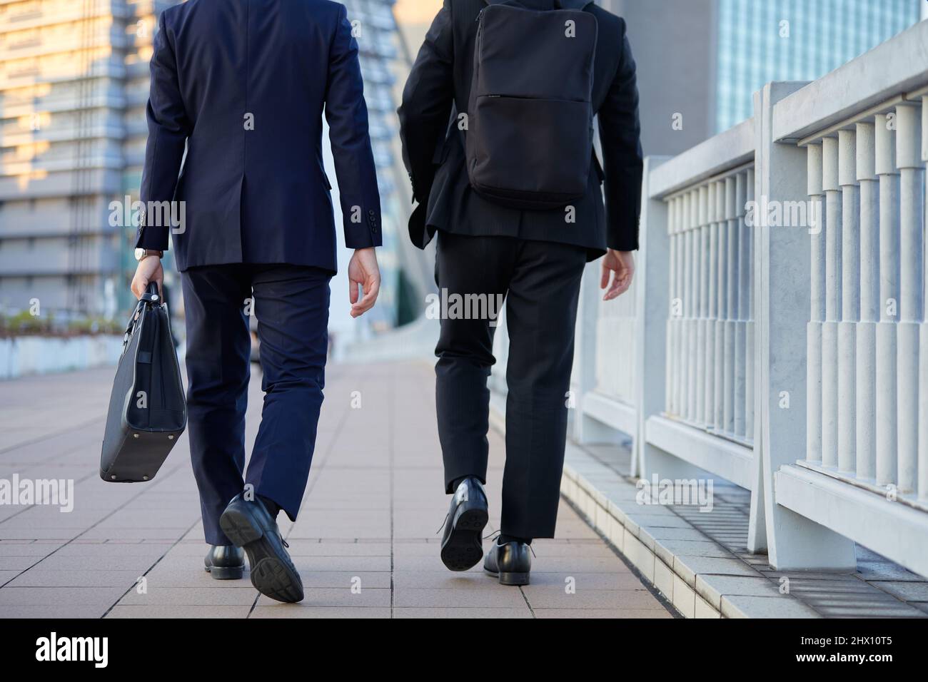 Japanese Businessmen Walking Stock Photo - Alamy