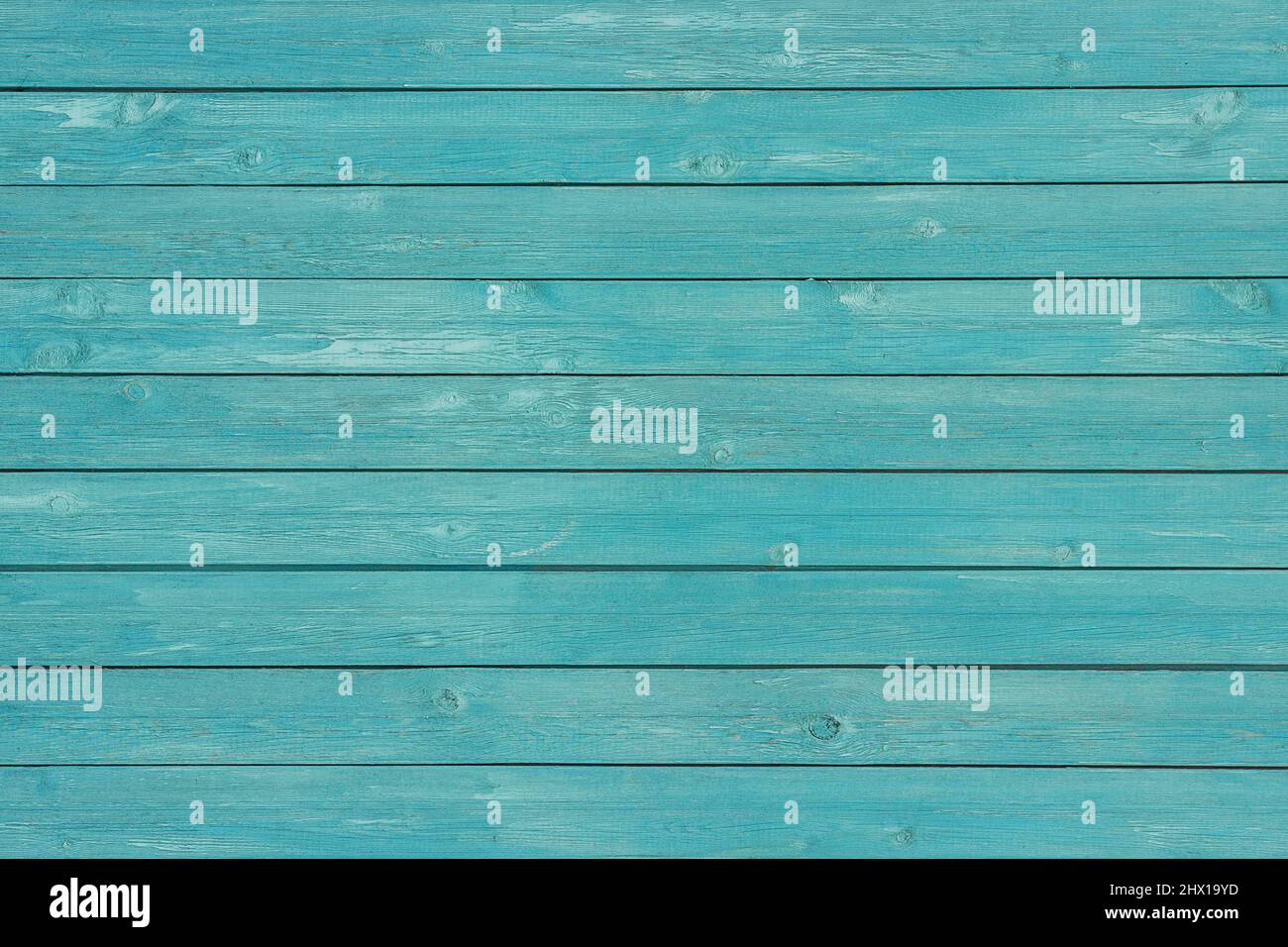 blue painted horizontal wooden planks, background, texture Stock Photo