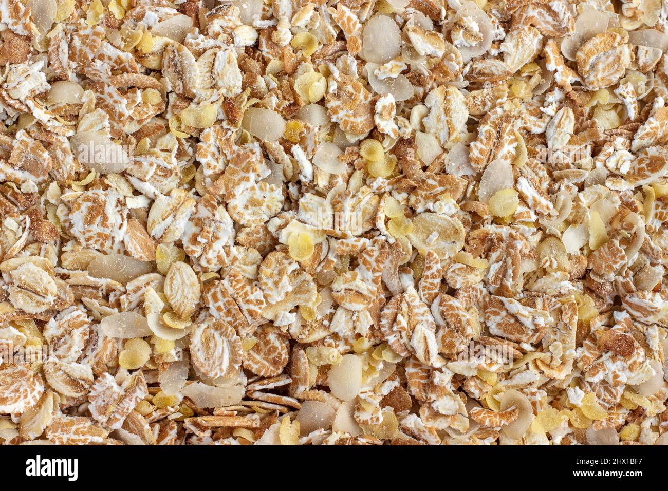 mixture of 7 types of cereal flakes (wheat, oats, rye, barley